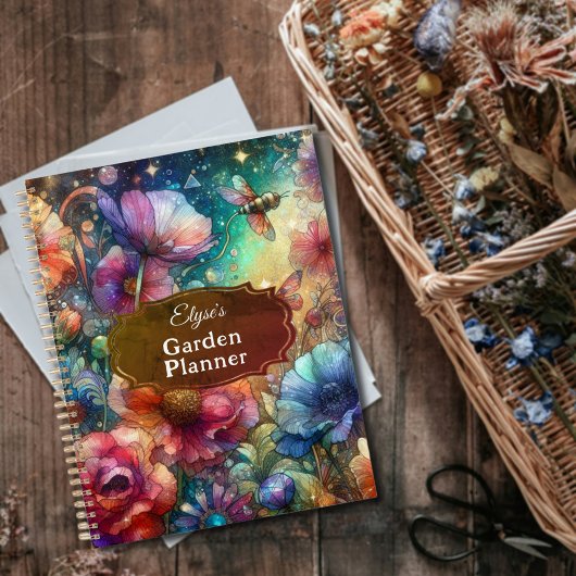 ヴィンテージ水彩花カラフル園 プランナー手帳