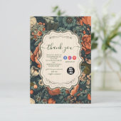 ヴィンテージ水彩花プロフェッショナル事業 サンキューカード (スタンド正面)