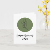 ヴィンテージ水彩花柄カード 特別な機会 カード (黄色い花)