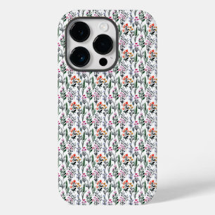 ヴィンテージ水彩花柄パターン Case-Mate iPhone 14 PROケース