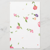 ヴィンテージ水彩花模様クラフトデザイナーIIフライヤー チラシ (裏面)