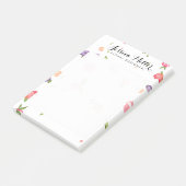 ヴィンテージ水彩花模様クラフトデザイナーII ポストイット (アングル)