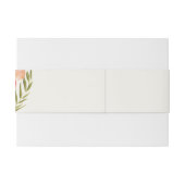 ヴィンテージ水彩花模様ボホ結婚ズ 招待状ベリーバンド (裏面例)