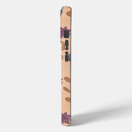 ヴィンテージ水彩花模様 Case-Mate iPhoneケース (裏面 / 左)