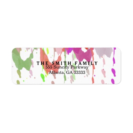 ヴィンテージ水彩装飾 ラベル (正面)