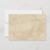 ヴィンテージ水彩魚のカスタマイズカード サンキューカード (裏面)