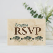 ヴィンテージ水彩魚のレセプション Dinner RSVP (スタンド正面)