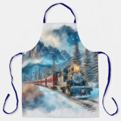 ヴィンテージ水彩AI エプロン (正面)