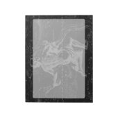 ヴィンテージ水族座ヘベリアス1690年頃 ノートパッド (回転)