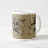 ヴィンテージ水族座Hevelius 1690 ジャンボコーヒーマグカップ (正面右)