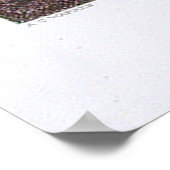 ヴィンテージ水牛NYの絵図(1872) ポスター (角)