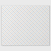 ヴィンテージ水玉模様包装紙 ラッピングペーパー (フラット)