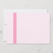 ヴィンテージ水玉模様結婚式招待状 招待状 (裏面)