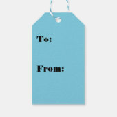 ヴィンテージ水玉模様緑の赤いバラの花 ギフトタグ (裏面)