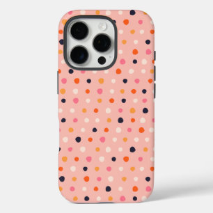 ヴィンテージ水玉模様、スポッティングiPhone / iPadケース iPhone 16 Proケース