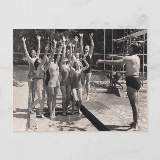 ヴィンテージ水着はがき – 1766908-4 ポストカード (正面)
