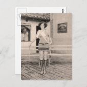 ヴィンテージ水着はがき – 1780182-4 ポストカード (正面/裏面)