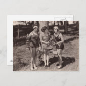 ヴィンテージ水着はがき – 1780242-4 ポストカード (正面/裏面)