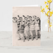 ヴィンテージ水着グリーティングカード – 1780238.jpg カード (黄色い花)