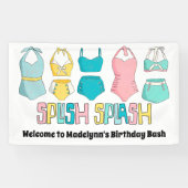 ヴィンテージ水着プールパーティー 横断幕 (横)