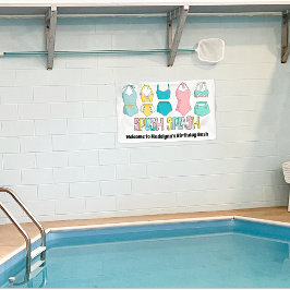 ヴィンテージ水着プールパーティー 横断幕