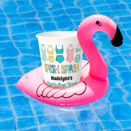 ヴィンテージ水着プールパーティー 紙コップ