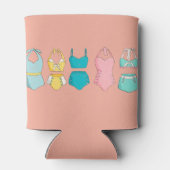 ヴィンテージ水着プールパーティー 缶クーラー (裏面)