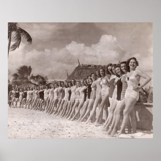 ヴィンテージ水着ポスタープリント- 1780018.jpg ポスター (正面)