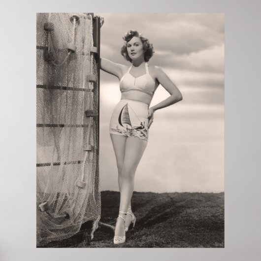 ヴィンテージ水着ポスター – 1780173-1 ポスター (正面)