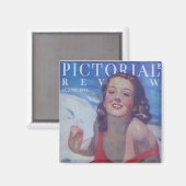 ヴィンテージ水着1934 マグネット (正面/裏面)