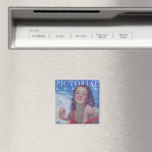 ヴィンテージ水着1934 マグネット (インサイチュ (食洗機))