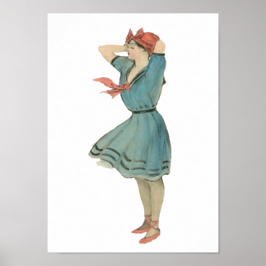 ヴィンテージ水着 ポスター (正面)