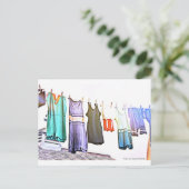 ヴィンテージ水着 ポストカード (スタンド正面)