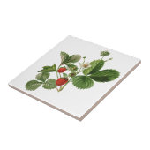 ヴィンテージ水色いちご陶芸用タイル タイル (側面)