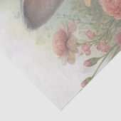 ヴィンテージ水色イースターバニー/卵 薄葉紙 (詳細)