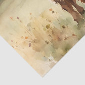 ヴィンテージ水色ハイランドカーフの切り離し10"x15" 薄葉紙 (詳細)