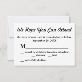 ヴィンテージ水色バラ小さいRSVP返信 出欠カード