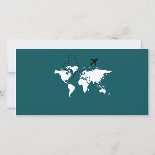 ヴィンテージ水色メキシコボーディングパスカード (裏面)