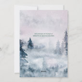 ヴィンテージ水色レッドクリスマストラックパーティー シーズンカード (裏面)