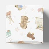 ヴィンテージ水色触覚リングや輪ベビーシャワー フェイバーボックス (上部)