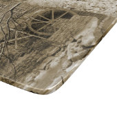 ヴィンテージ水車 カッティングボード (角)