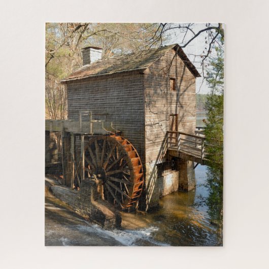 ヴィンテージ水車 ジグソーパズル (縦)
