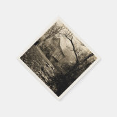 ヴィンテージ水車 スタンダードカクテルナプキン (角)