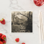 ヴィンテージ水車 スタンダードカクテルナプキン (インサイチュ)