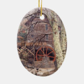 ヴィンテージ水車 セラミックオーナメント (裏面)