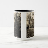 ヴィンテージ水車 マグカップ (中央)