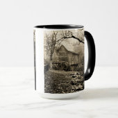 ヴィンテージ水車 マグカップ (正面右)