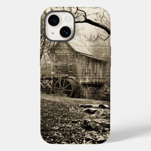 ヴィンテージ水車 Case-Mate iPhoneケース (裏面)