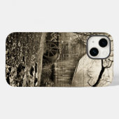 ヴィンテージ水車 Case-Mate iPhoneケース (裏面 (横))