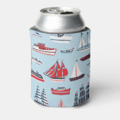 ヴィンテージ水輸送ドードルパターン 缶クーラー (缶裏面)